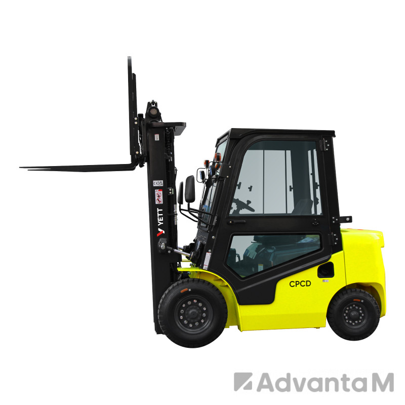 Дизельный погрузчик с кабиной YETT CPCD35-W4K2-M400-3W-K - 1