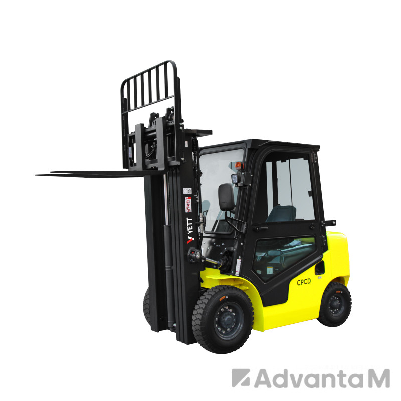 Дизельный погрузчик с кабиной YETT CPCD35-W4K2-M400-3W-K - 2