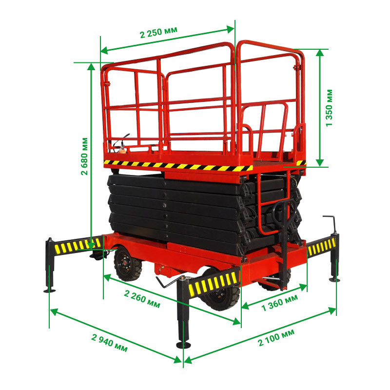 3 - Ножничный подъемник PROLIFT PF1403 (PROLIFT SJY0.3-13)