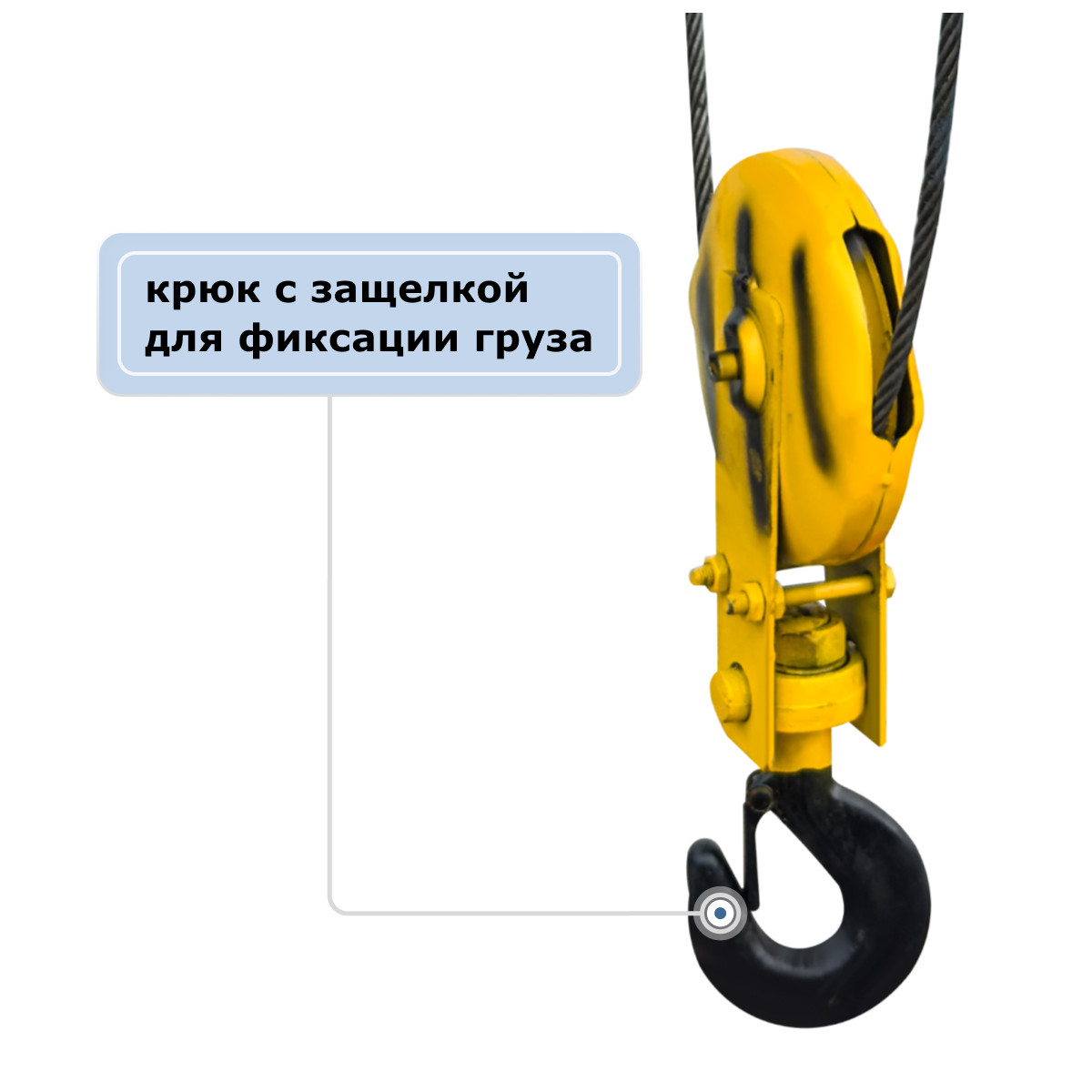 4 - Таль электрическая канатная (380В) GEARSEN CD 2,0т, 6м