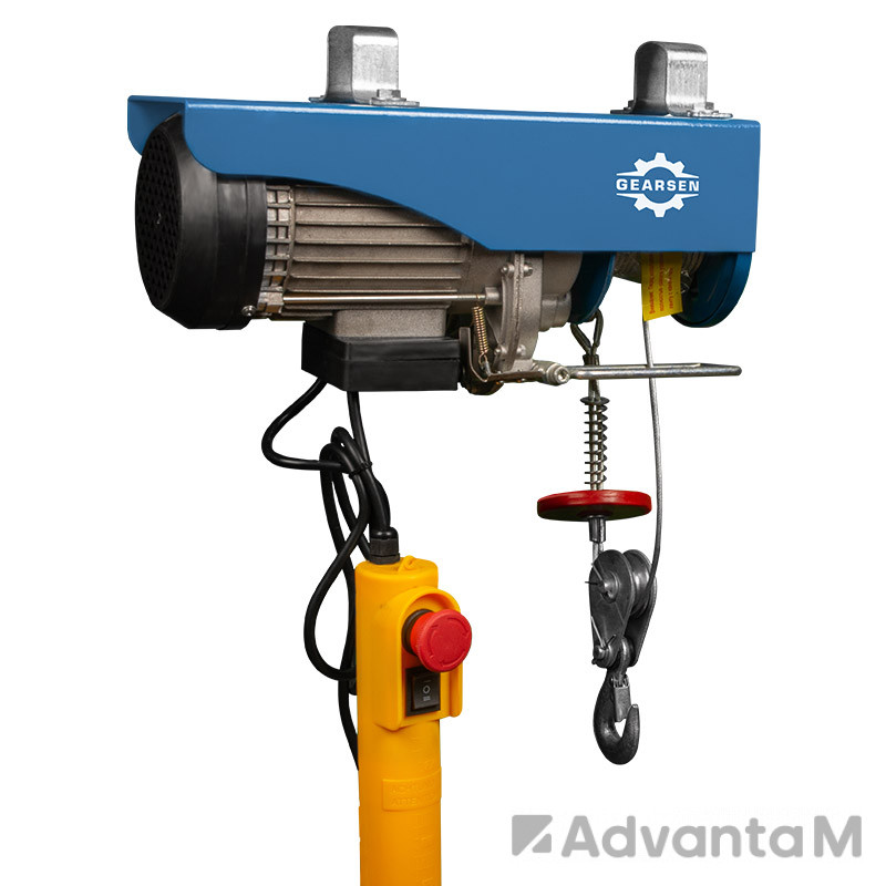 Таль электрическая мини стационарная (220В, 600/1200кг, 20/10м) GEARSEN PA 60020 - 1