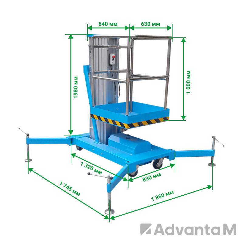 Одномачтовый подъемник PROLIFT GTWY8-100 AC - 2