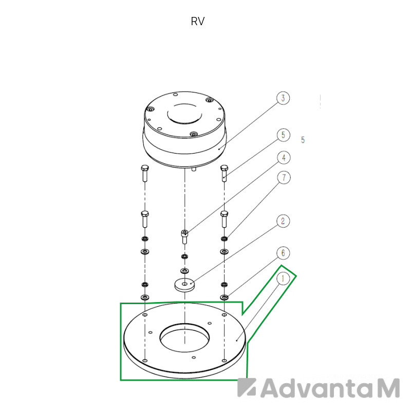 Электромагнитный тормоз для ричтрака RV (24V)  - 1